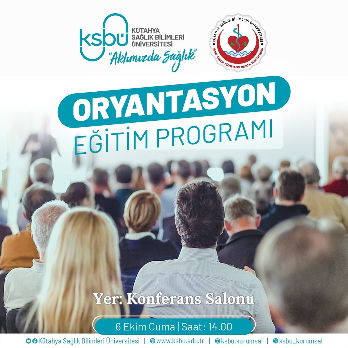simavshmyo's tweet photo. Meslek Yüksekokulumuz 1.sınıf öğrencilerimizi, ilçemizi ve okulumuzu daha yakından tanımaları ve eğitim-öğretim sürecine ilişkin bilgilenmeleri temalı "Oryantasyon Eğitim Programı" mıza bekliyoruz.

📍Simav SHMYO Konferans Salonu

🗓️ 06. 10. 2023 Cuma

🕑 14.00 https://t.co/KOg5zaGHg5