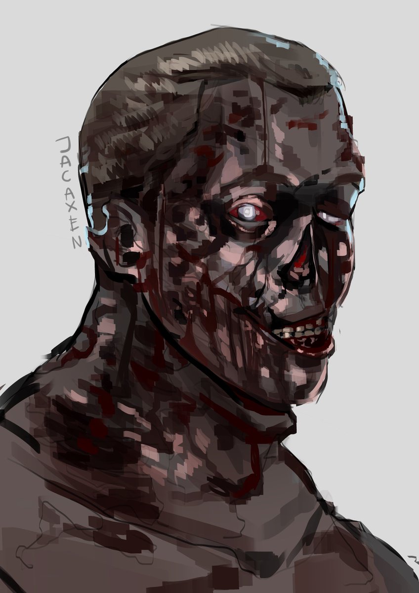 CW: BODY HORROR (close-up face)

Unmasked Zombie Ghost doodle erm? #SimonGhostRiley #Ghost #COD #MWIII #MWII #MW2