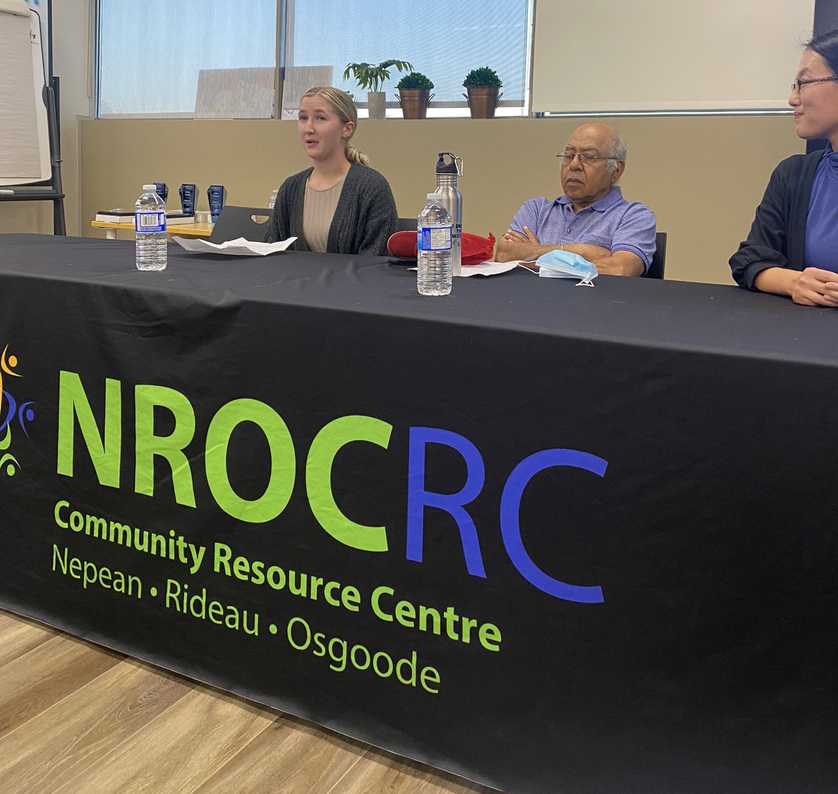 Listening to our Youth Advisory Committee member / Youth Mental Health Outreach Worker / Rockstar, Allison, talk about her experience at the @NROCRC AGM. NROCRC is the backbone organization of ROYMHC and we are so appreciative!!