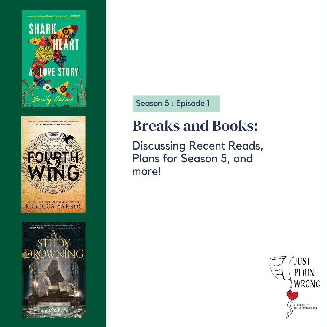 plainwrongpod's tweet image. We are back! Season 5 starts today with a chat about our fave recent reads and watches.