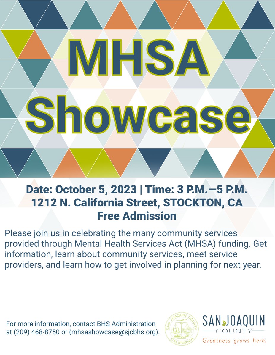 San Joaquin County Behavioral Health Services tweet media