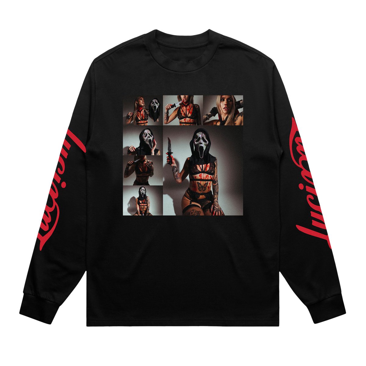 Luci_officialxo's tweet photo. LIMITED EDITION HALLOWEEN MERCH DROPPING THIS FRIDAY 3 PM EST 🔪🖤

tag 3 friends and share this to win a $150 gift card to my merch store 
🩸🩸🩸🩸🩸🩸🩸🩸🩸🩸🩸 https://t.co/yx9OOokhQM
