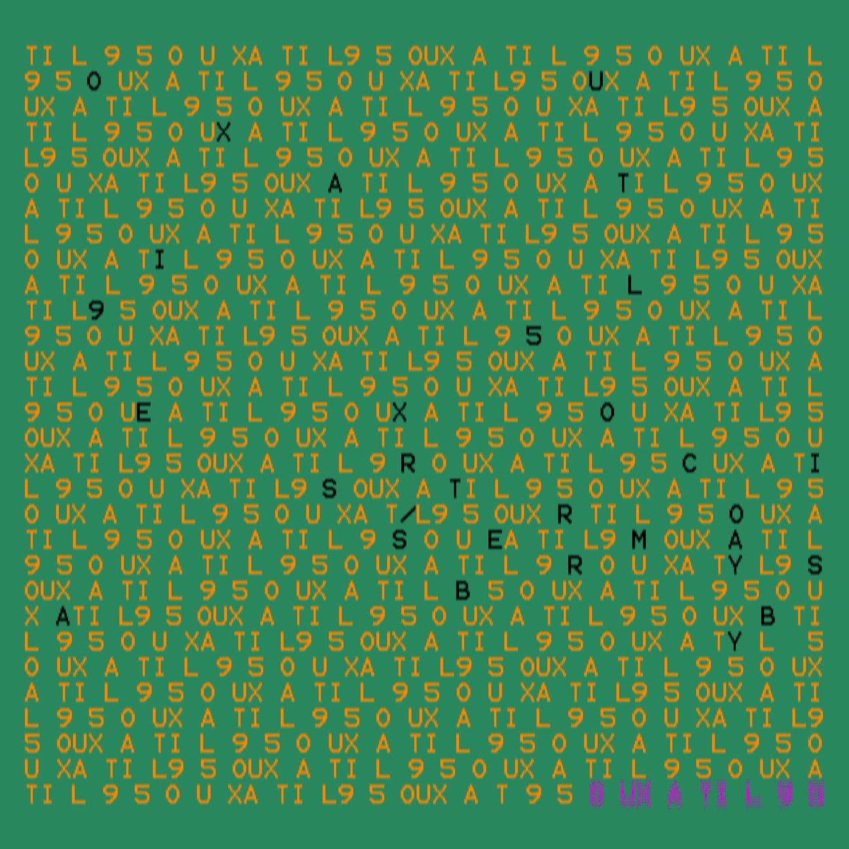 Coming Bandcamp Friday on GRYDCOMPLEX. Lionel has been joined this time by Echterling for the new OUXATIL 95 release. Expect only natural, anti confluential, man-made sounds. Loose renditions inspired by The Exorcist &amp; Rosemary's Baby &amp; synthesized by L &amp; E.