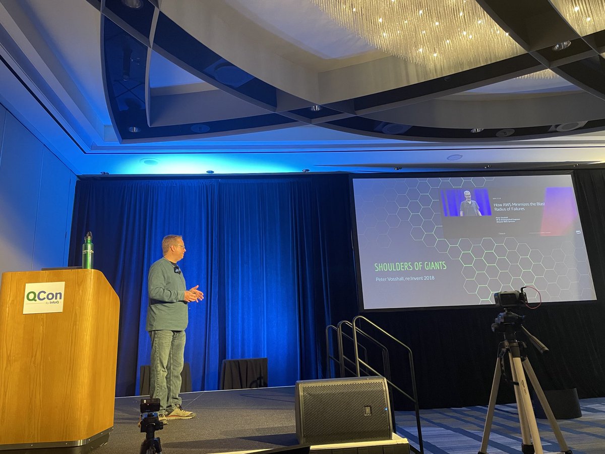 Khawaja Shams (@ksshams) on Twitter photo Blast radius is the why of cellular architecture and automation is the how of cellular architecture.
<a href="/cprice404/">chris price</a> at #qconsf. His talk takes inspiration from <a href="/PeterVosshall/">Peter Vosshall</a>’s reinvent talk on cellularization, which we also highly recommend!
m.youtube.com/watch?v=swQbA4… Blast radius is the why of cellular architecture and automation is the how of cellular architecture.
<a href="/cprice404/">chris price</a> at #qconsf. His talk takes inspiration from <a href="/PeterVosshall/">Peter Vosshall</a>’s reinvent talk on cellularization, which we also highly recommend!
m.youtube.com/watch?v=swQbA4…