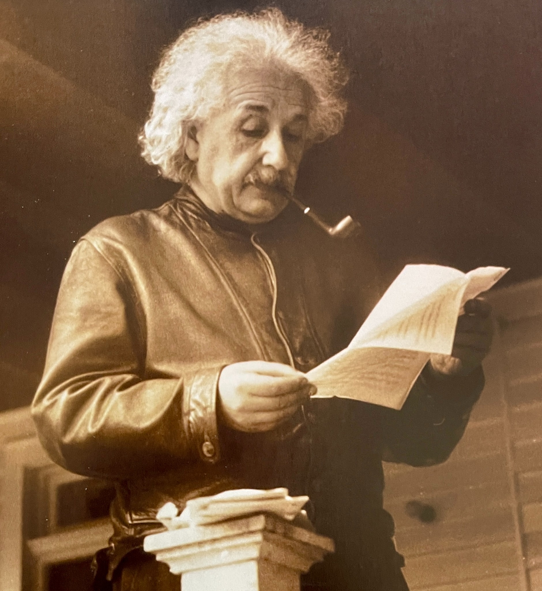 Levi's Brings Back Albert Einstein's Iconic Leather Jacket