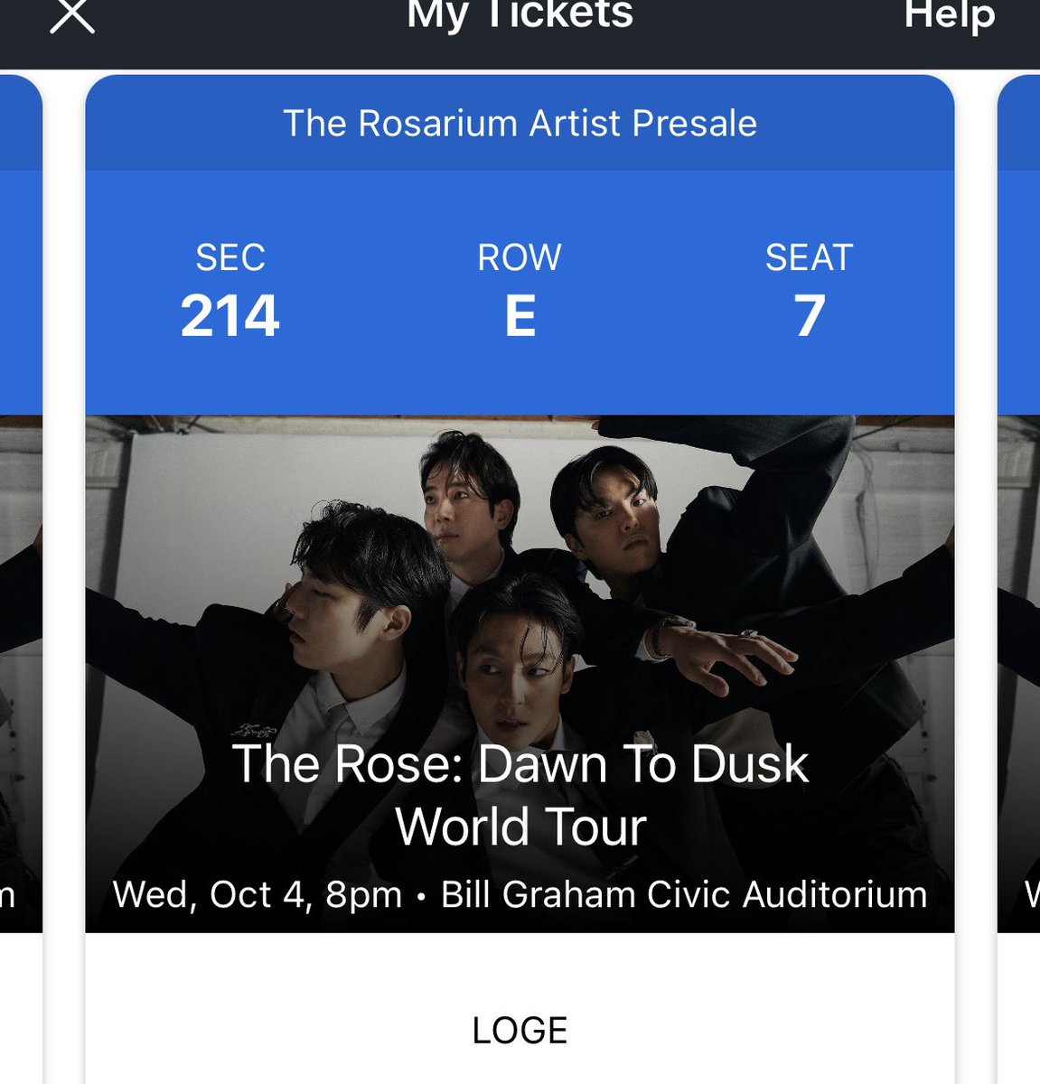2manyPrinces's tweet photo. 2 TICKETS - GREAT SEATS
NEED TO SELL - BEST OFFER
#theroseinsf
THE ROSE IN SF
TODAY 10-4-23
8:00pm

Loge 214, row E, seats 7, 8
Face value: $85 ea.

LAST MINUTE? OK! Can meet you at the venue before show and transfer to you. I have tickets in a different section - I’ll be there! https://t.co/tafpal4eL5
