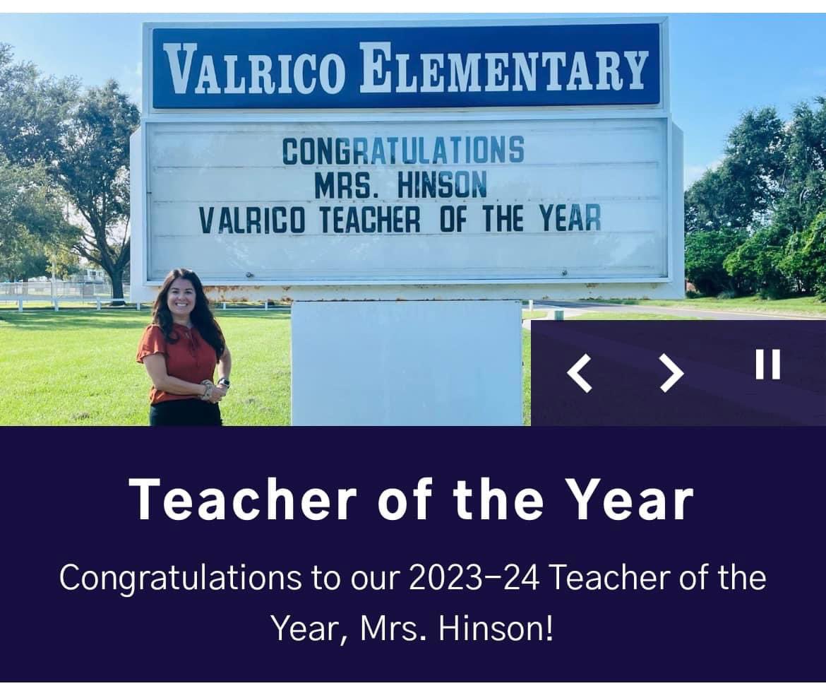 Mrs. Hinson’s students had some pretty amazing reasons why she is our 2023 Teacher of the Year! 🎉She’s always radiating that Sunshine State of Mind!