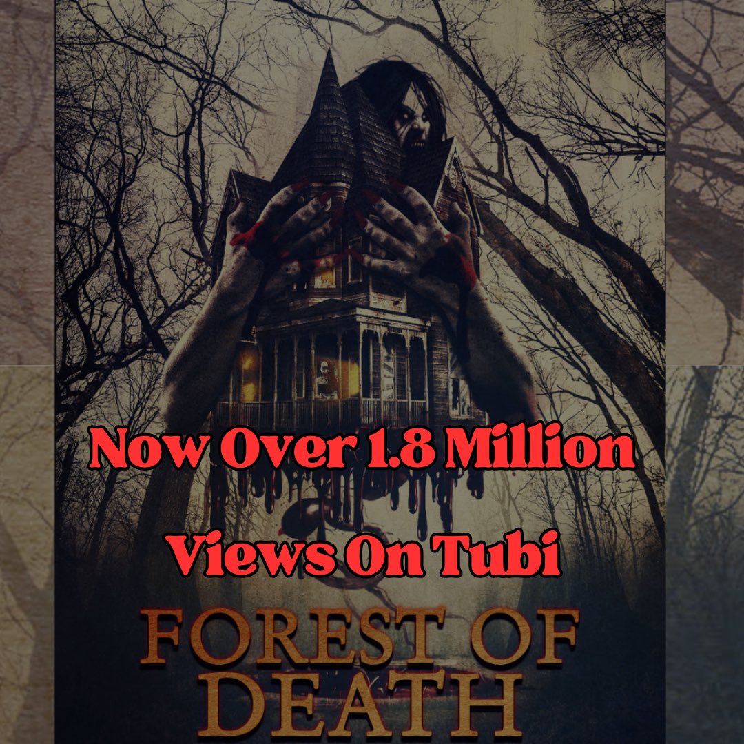 Dbs_Films's tweet photo. Thanks so much for all the support of “Forest of Death”!
-Over 1.8 million views on tubi
-100% on Rotten tomatoes
-#21 ranked horror movie for 2023
#dbsfilms #horror #movie #films https://t.co/DtiXfwEmSN