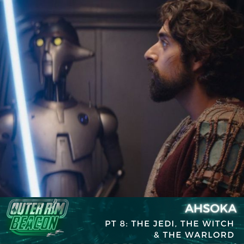 OuterRimBeacon's tweet photo. NEW PODCAST EPISODE!! "Ahsoka PT 8: The Jedi, The Witch, And The Warlord Review" is live & available for your ears! Links: https://t.co/abRK1Oietp #StarWars #OuterRimBeacon #podcast #STARWARS #Ahsoka📷📷#Thrawn https://t.co/GySt03Szqc