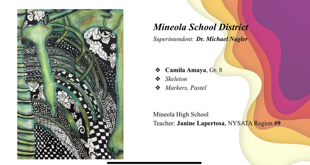 Congratulations to Anda,Kaitlyn,&amp; Camila <a href="/mineolahs/">Mineola High School</a> ! Their artwork was chosen to be on display at the NYSBBA exhibit October 26-28.We are so #MineolaProud of you all!  Keep Creating!! <a href="/MineolaFineArts/">MineolaFineArts</a>