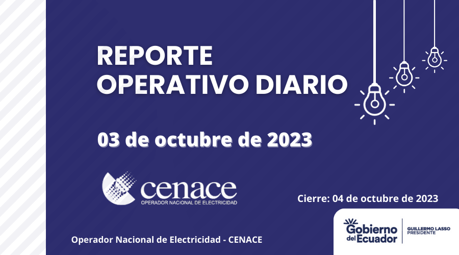 OperadorCenace's tweet photo. 📌| Te compartimos el reporte diario con datos relevantes sobre la gestión operativa del Sistema Nacional Interconectado.
Reporte: 03 de septiembre de 2023.
Para más información 👉https://t.co/twAhRDPEWt #EnergiaConProposito https://t.co/QdtcIG7wHN