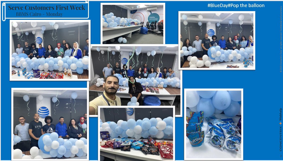 ashleaugo's tweet photo. Serve Customers First Week – Day 1, 2, and 3 at our BBMS CNX Cairo site! 🇪🇬 #Concentrix #GarciaBeProud #CustomerServiceWeek https://t.co/BXt588hwDc