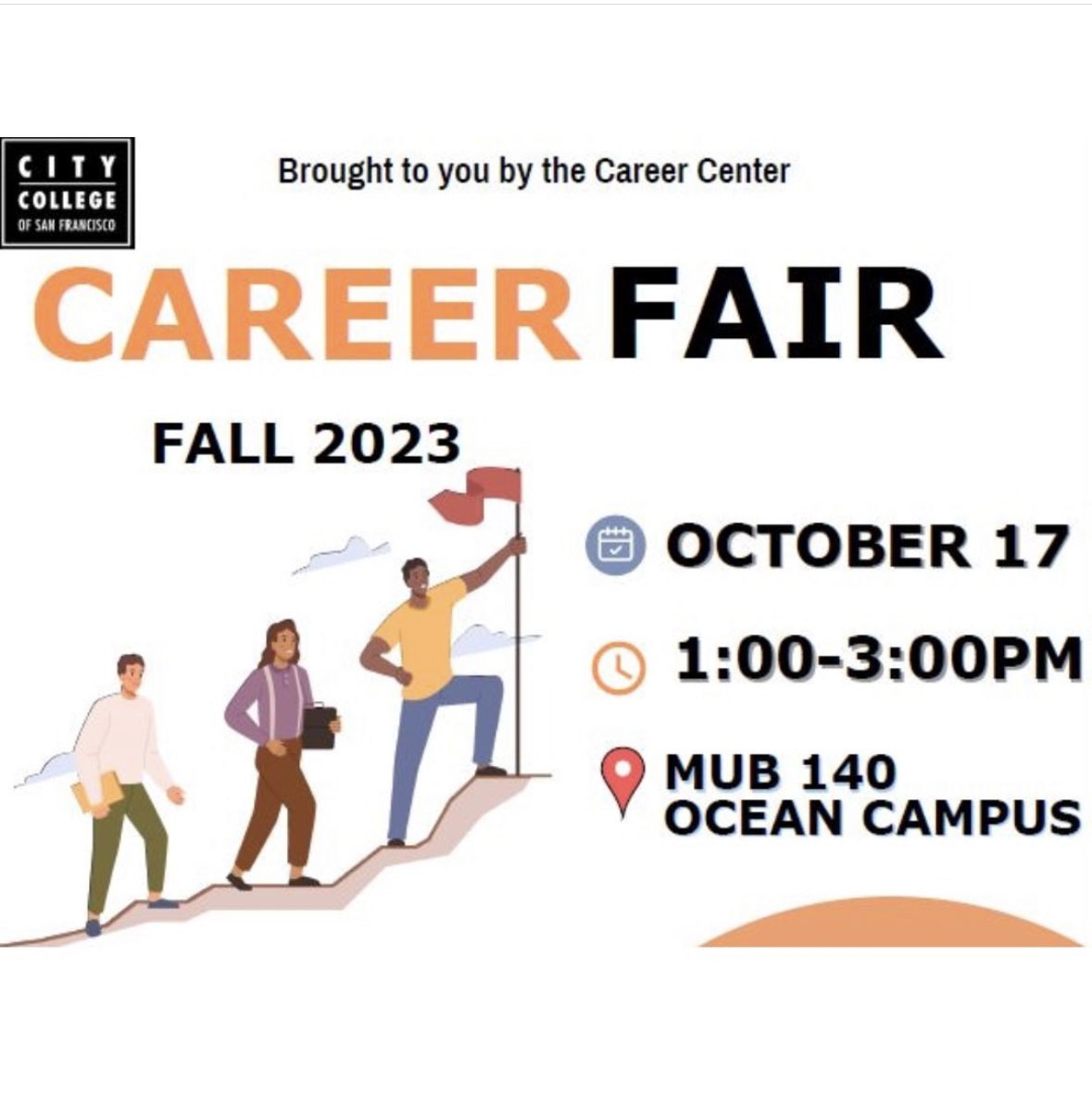 Are you looking to gain work experience? Maybe you are interested in learning about different careers in the professional world? If so, please join us for this exciting career fair on the Ocean Campus in MUB 140!

RSVP: forms.office.com/pages/response…
