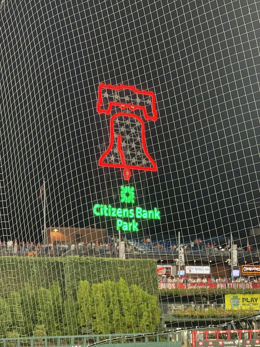 Let’s rock the bank tonight <a href="/PhilliesCBP/">Citizens Bank Park</a> <a href="/UKPhillies/">UK Phillies</a>  <a href="/UKPhillies/">UK Phillies</a> <a href="/SportsRadioWIP/">SPORTSRADIO 94WIP</a>