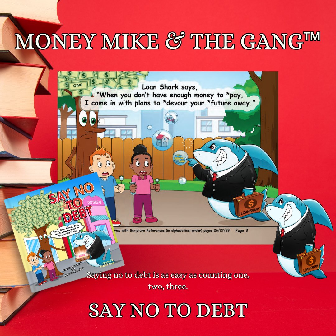 moneymike_gang's tweet photo. 📚✨ Learn more about Saying no to Debt! Through the book SAY NO TO DEBT!
https://t.co/W11v1F1Lku
🌟🤗 #ChildrensBooks #WritersLift #SaynotoDebt https://t.co/86M9G5hYdx