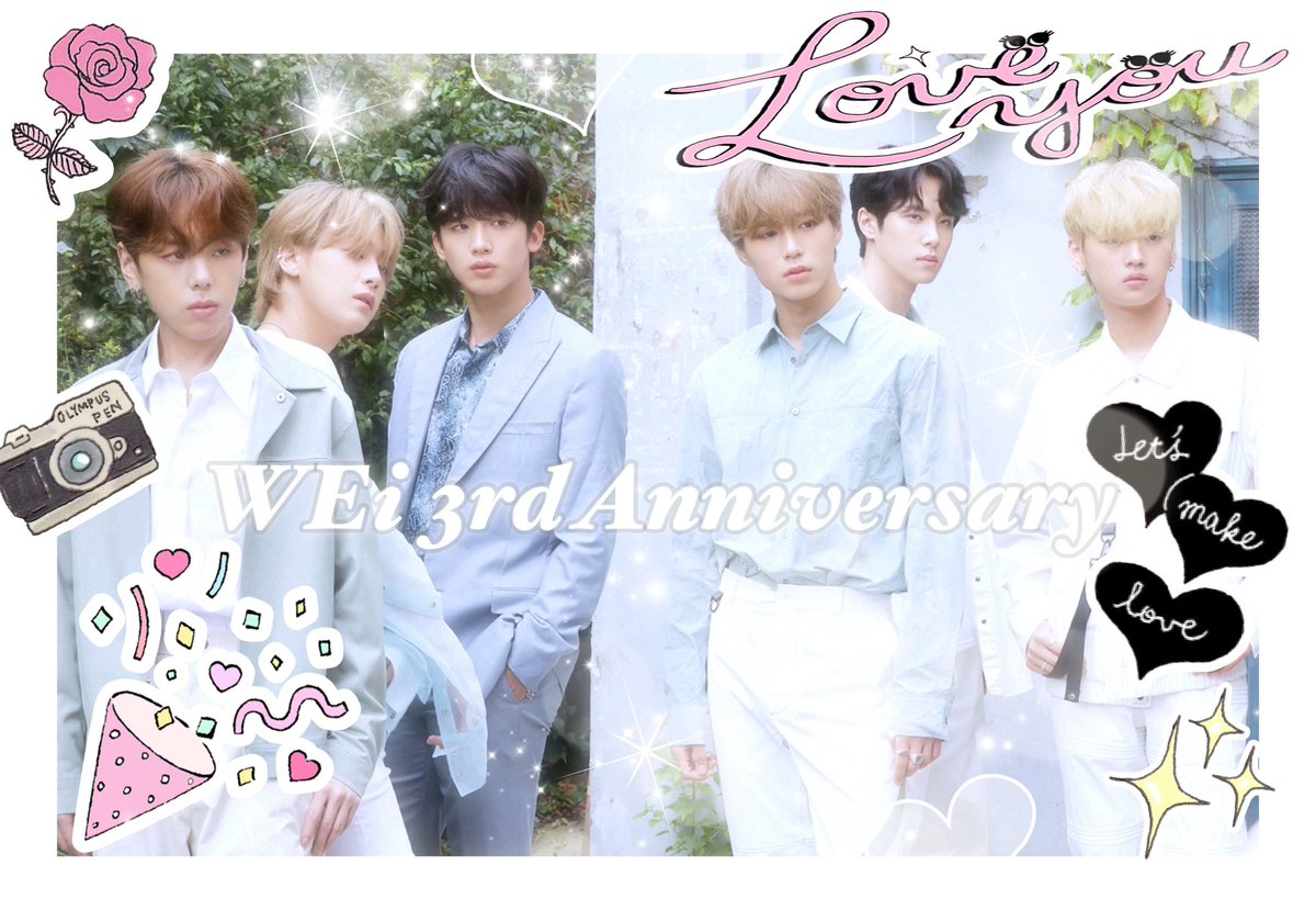 우리 사랑하는 위아이 데뷔 3주년 축하해🎶♥️
언제까지나 행복하게 우리 있자🍀
사랑해 ~ 💘

#위아이  #WEi #HAPPY_BIRTHDAY_WEi
#소중한_루아이의_선물_위아이_3살