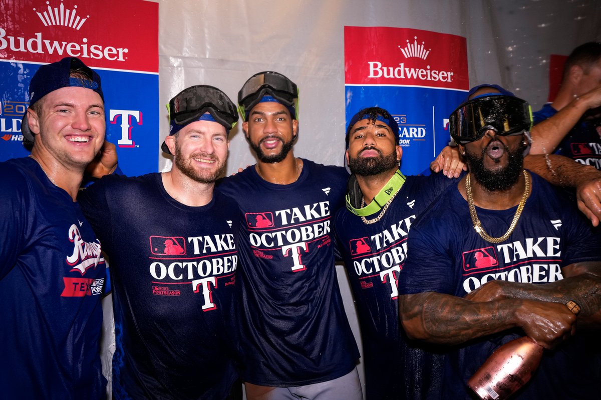 Rangers's tweet photo. Took care of business. #GoAndTakeIt https://t.co/4c4yAniBxD