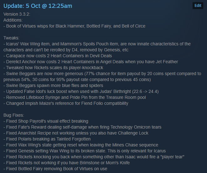 RetributionDev's tweet image. Retribution has been updated to Version 3.3.2:

Download the mod: bit.ly/RetributionMOD
Visit the wiki: tboiRetribution.wiki.gg