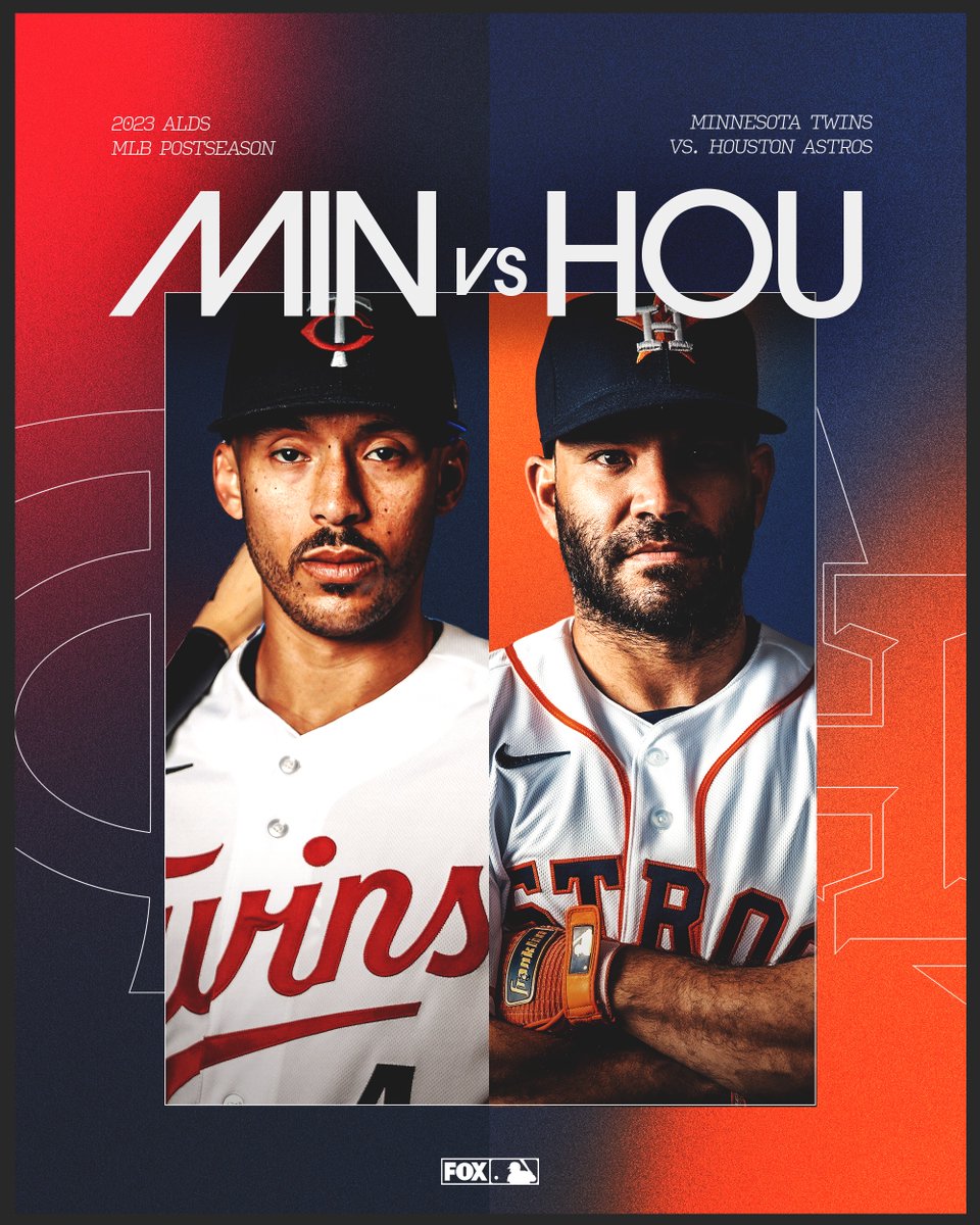 MLBONFOX's tweet photo. Astros. Twins. This will be a fun ALDS! 🍿

Who do you got? https://t.co/Lhmdw22lZe