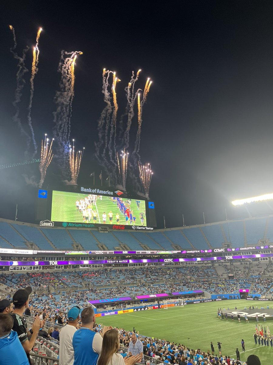 Charlotte FC game tonight! #soccer #charlottefc #sports