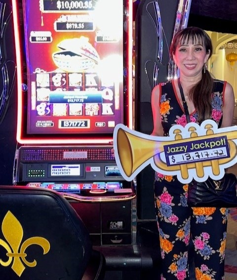 That #WinningWednesday feeling! Bich T. is newest member of our Jazzy Jackpots band with a $13,717 WIN! Let's celebrate her in the comments below! 💰 🎰 21+ Gambling Problem? Call 1-800-Gambler