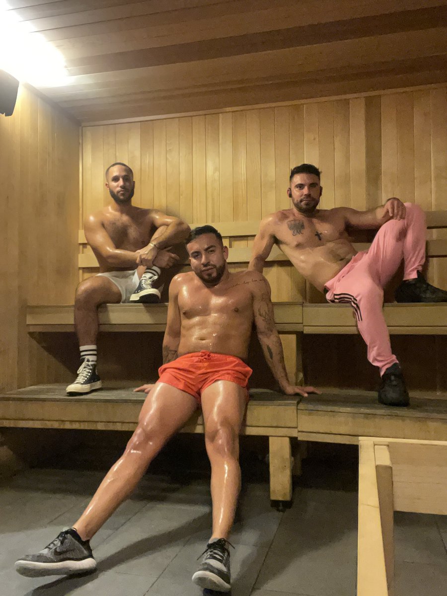 Sauna time #sauna #boys