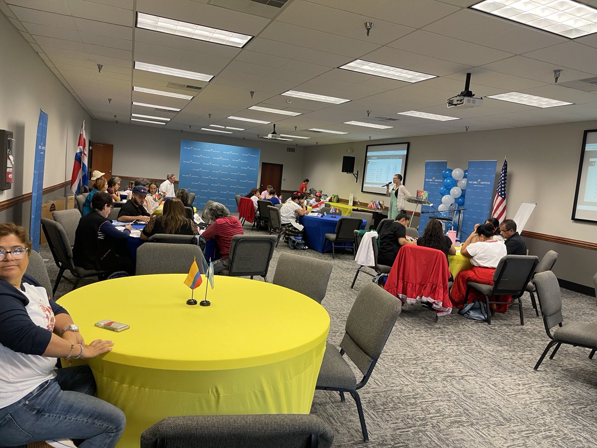 LIBRENC's tweet photo. .@LIBREInstitute had a successful ESL class with a strong turnout. Learning English is a crucial step toward personal empowerment and accessing opportunities for a brighter future. #FreedomDrivesProgress #MultiplyChurchEspañol https://t.co/2egeiw3yGo
