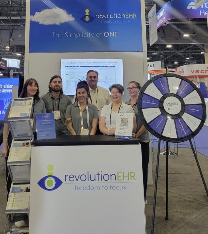 RevolutionEHR (@revolutionehr) on Twitter photo Check Out These #VEW Highlights From <a href="/RevolutionEHR/">RevolutionEHR</a>!
From fun and games to popcorn and prizes, our team had an incredible time with all of you at this year’s <a href="/VisionExpo/">Vision Expo</a> West! We had so much fun demoing our software, answering your questions and getting to know you better. Check Out These #VEW Highlights From <a href="/RevolutionEHR/">RevolutionEHR</a>!
From fun and games to popcorn and prizes, our team had an incredible time with all of you at this year’s <a href="/VisionExpo/">Vision Expo</a> West! We had so much fun demoing our software, answering your questions and getting to know you better.