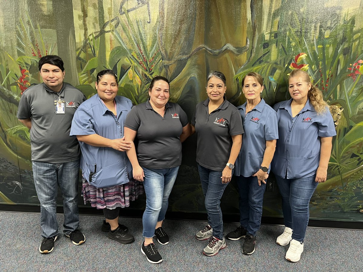 Kbstroud's tweet photo. You know who has the best custodians in the world? @PME_Katyisd We are blessed to have these super humans take care of our campus each day. @KatyISDMandO https://t.co/59INmoxIcQ