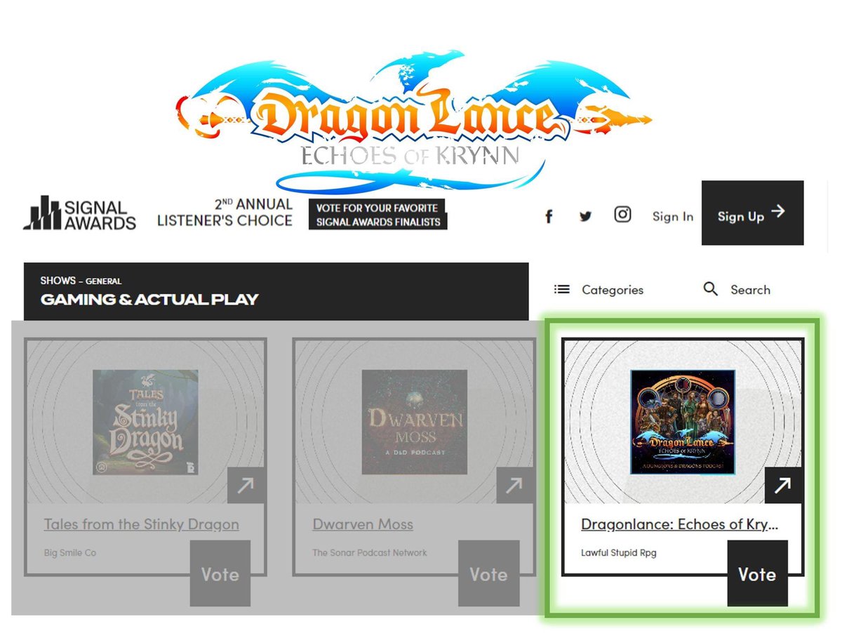 It’s the final countdown!! We’re a small 8 person group working hard on this and it would so appreciated if you could vote!!

vote.signalaward.com/PublicVoting#/…