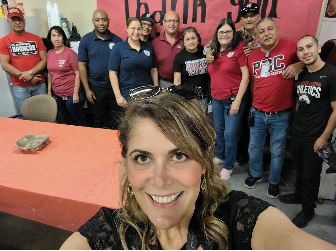 THANK YOU  to the unsung heroes of Palm Beach Central HS: our amazing custodians! 👏 Their hard work keeps our school clean, safe and welcoming for everyone! 🌟 #CustodialAppreciation#ThankyouCustodians#CleanTeamHeroes❤️🌟