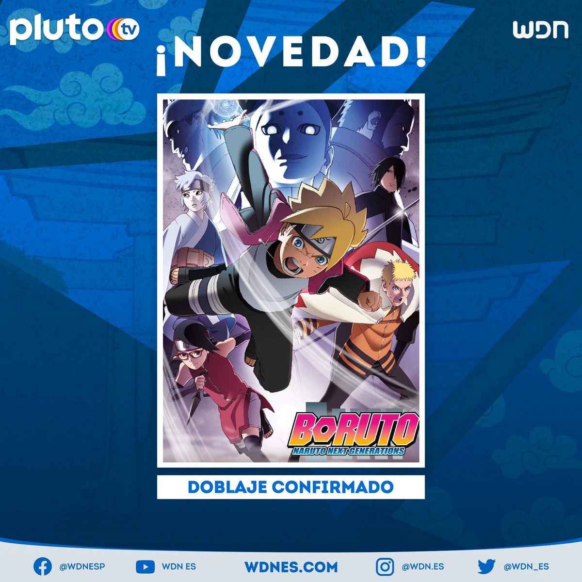 Pluto TV: Boruto estrenará episodios doblados inéditos en la plataforma  gratuita