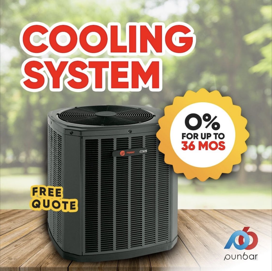 punbarasp's tweet photo. Looking for a dependable company for your heating and cooling in Houston, TX, and the surrounding areas? We are here to help you with your house cooling needs.  Don't miss this awesome DEAL!
Get a Cooling system and enjoy O% for up to 36 mons. FREE QUOTE today!
Limited time offer https://t.co/E3G8kHCD9O