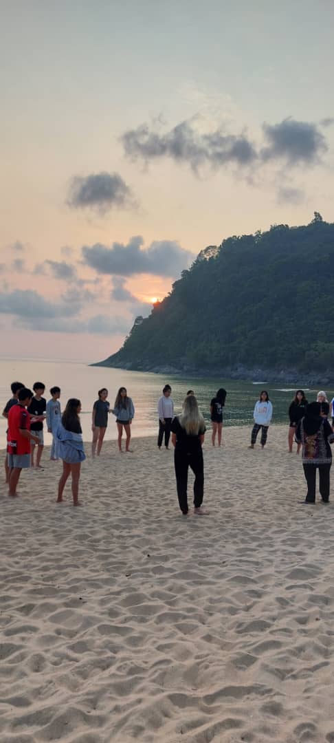 #GIScampweek2023 

Morning exercises in Tioman with Y10. Some shots from Lagoon and a group shot of 10K and 10G here at riverview.

Breakfast before a final day of activities here with two groups trekking and the rest either doing Kayaking/snorkelling or at the farm/recycling.