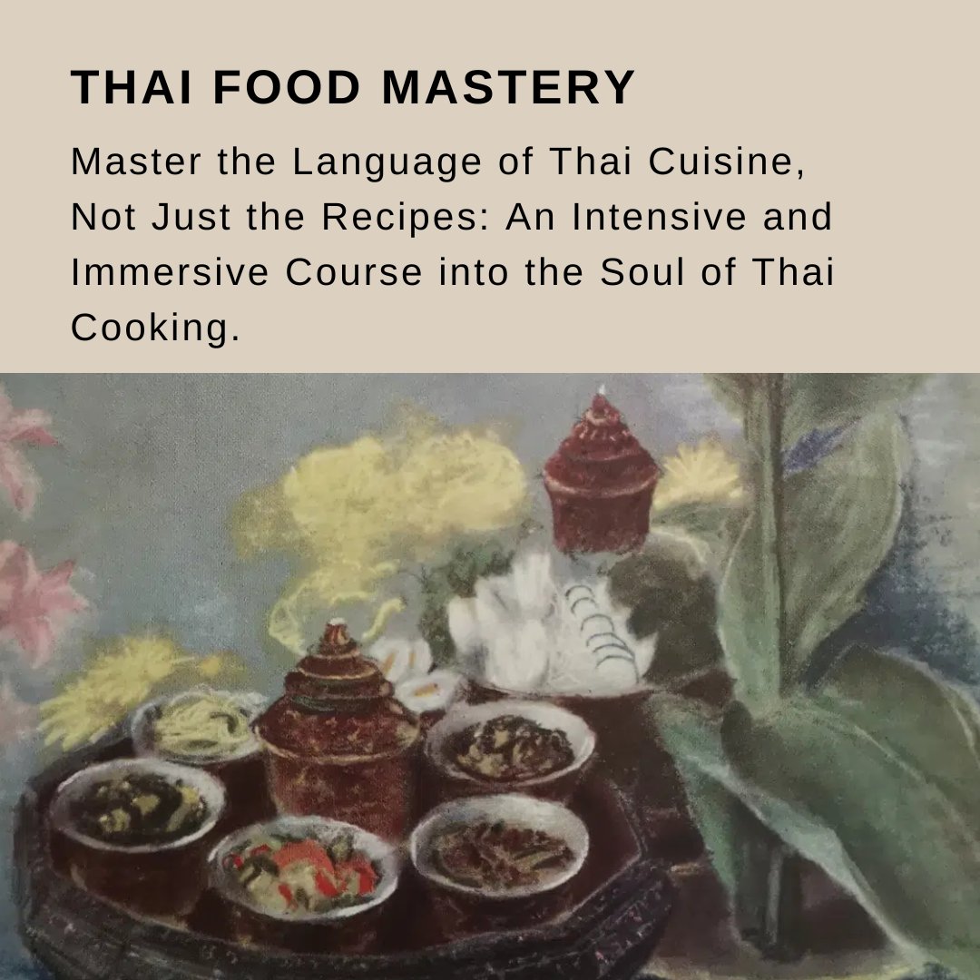 hanuman_bs4's tweet photo. Master the Language of Thai Cuisine, Not Just the Recipes: An Intensive and Immersive Course into the Soul of Thai Cooking. Unlock Your Potential - Enroll Today https://t.co/fNkKHO19Me #thaifoodmaster #threetreesdoisaket #thaifood https://t.co/WsXtker8mL