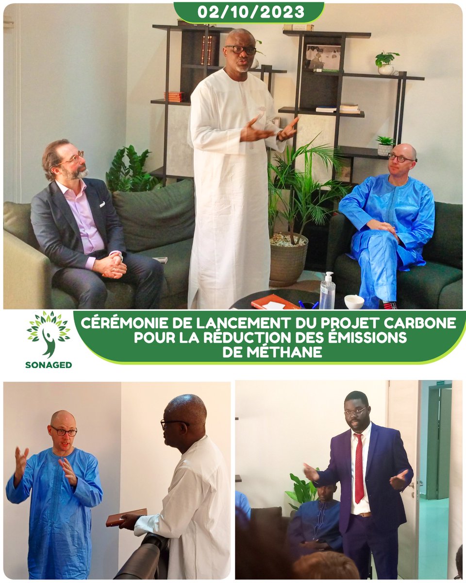 sonagedsa's tweet photo. Cérémonie de lancement du projet de mise en place d'une unité de compostage à Touba avec impact sur la réduction des émissions de méthane...cap sur le marché du carbone
#ucg
#sonaged
#allcot
#carbongrowthpartners
#mulhp https://t.co/RCLiyOKmQ7