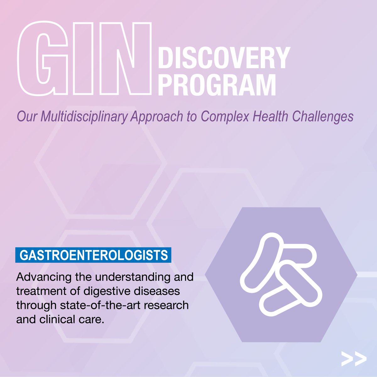 GIN_Discovery's tweet photo. ๐ ๐ฆ ๐ง Our multidisciplinary approach forms the foundation of the GIN Discovery Program. Swipe through to learn more about our structure and our commitment to transforming healthcare.
#GINProgram #GutBrainAxis #MultidisciplinaryScience https://t.co/EeNYXz4b4x