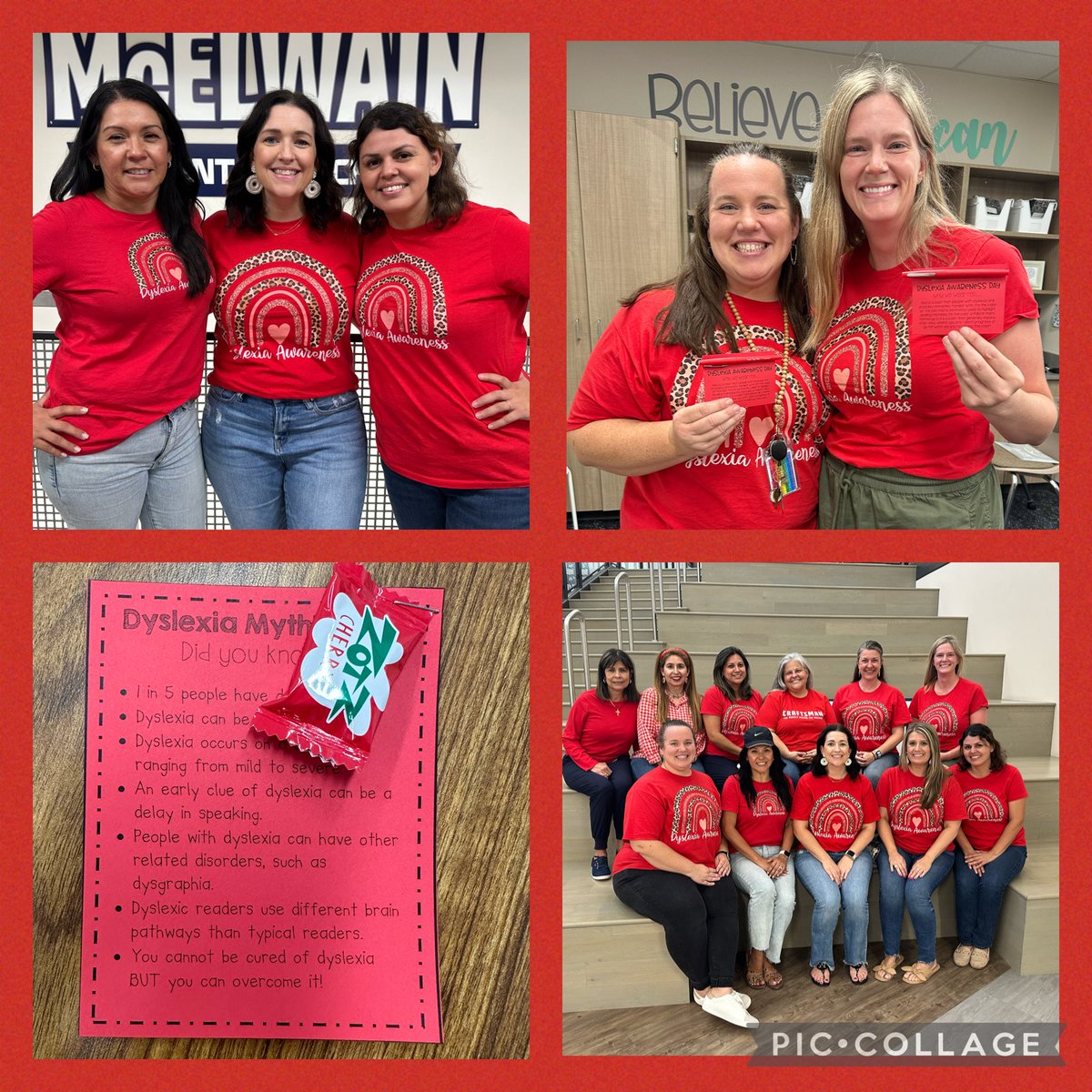 Today for World Dyslexia Awareness Day  we encouraged our staff and students to wear red, gave teachers a red pen explaining the meaning of wearing red and gave our families a fact sheet on dyslexia! #katyisddyslexia