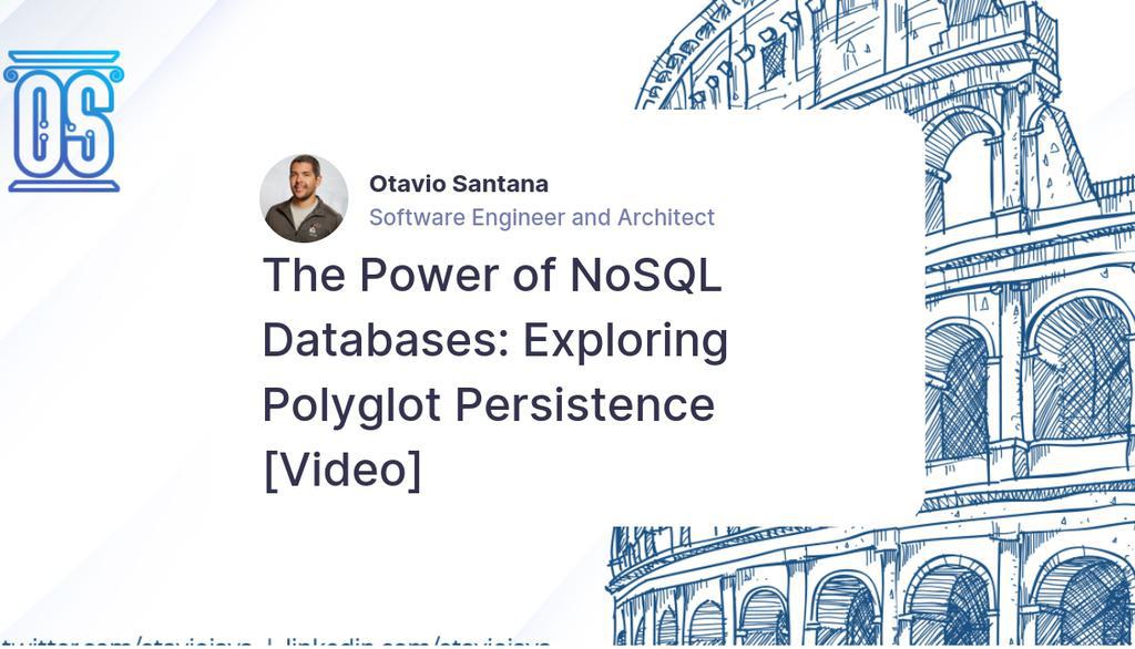 otaviojava's tweet image. In conclusion, the “Power of NoSQL Databases: Exploring Polyglot Persistence” video is your gateway to embracing a more versatile and effective approach to data management.
Read more 👉 lttr.ai/AHtg7
#NosqlDatabases #DataManagement #NoSQL