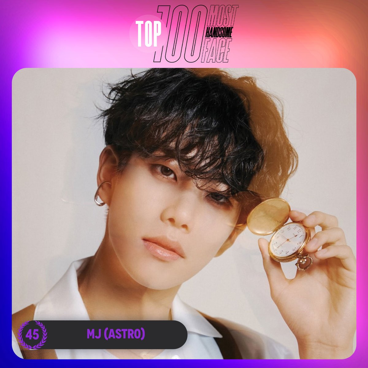 TOP 100 – Most Handsome Faces Of K-POP in 2023

#45 MJ (#ASTRO)

Congratulations! 🎉