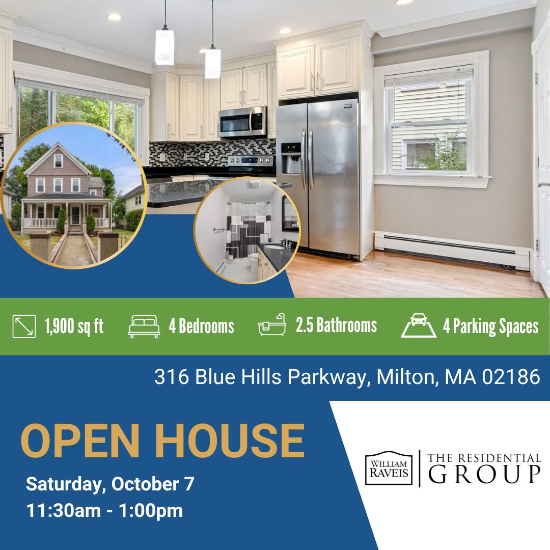 ResGroupBoston's tweet image. Here's the #OpenHouse you won't want to miss! Join Katie Grealish this Saturday, October 7 between 11:30am and 1:00pm to view this desirable Victorian-style single family home at 316 Blue Hills Parkway, Milton. Priced at $799,900 #bostonrealtor #bostonrealestate #MArealestate