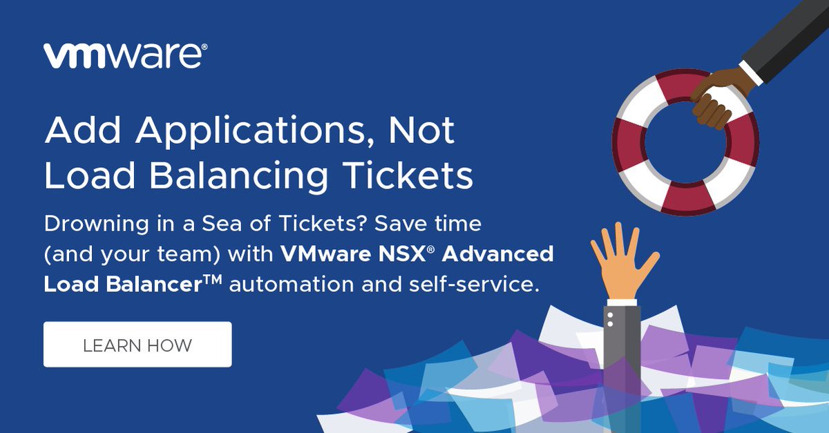 Save your team from the endless waves of routine load balancing tickets with our self-service and automation capabilities.

#HelloNSXALB #MoreAppsLessTickets #AddAppsNotTickets​
 #LoadBalancer #VMware

info.avinetworks.com/why-you-need-m…