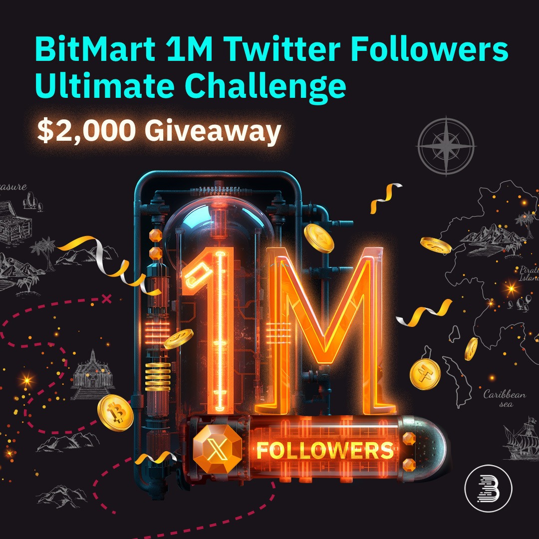 BitMart_es's tweet photo. (3/4) It's time to conquer @bitmart_es challenge together!
👉Follow @bitmartexchange for the  instructions

Your task➡️Follow and trade ANY #crypto worth =>100 USDT on #Bitmart, then share your trade ID in the comments with #BitMart1M

Simple enough!🙌

Now lets go to @BitMart_PT https://t.co/03yxiYZJ3m