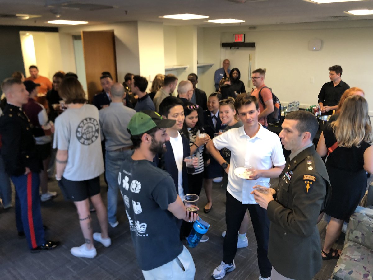 rockfordw's tweet photo. #FletcherISSP hosted our “Meet the Military” reception today at @FletcherSchool ⚓️🌏🌍🌎⚓️ https://t.co/oW85e0PFAt