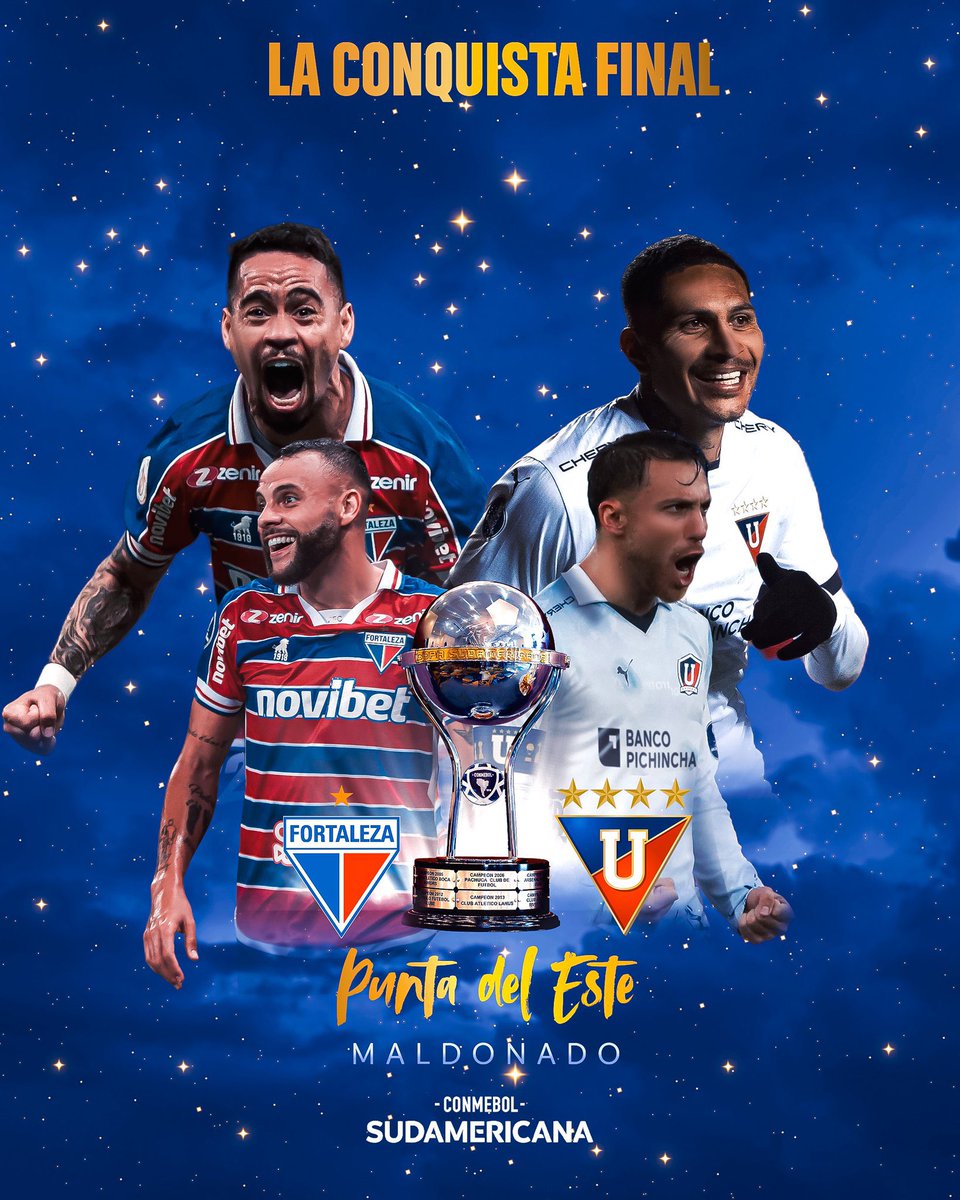 Christian270692's tweet photo. EL REY FINALISTA 

Volvió @LDU_Oficial y buscará consagrarse Campeón por quinta vez a nivel internacional. 

Con garra, corazón, fútbol y sudando hasta el último segundo la camiseta el cuadro universitario estará en Punta del Este el 28 de octubre para enfrentarse a Fortaleza. https://t.co/FzUJi2bzGu