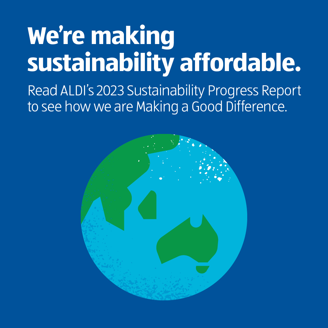 ALDI is proving that low prices don’t have to cost the planet with the release of our Making Sustainability Affordable report. Learn more about our sustainability achievements and how we’re Making a Good Difference here, to.aldi.in/3PFyCGt
