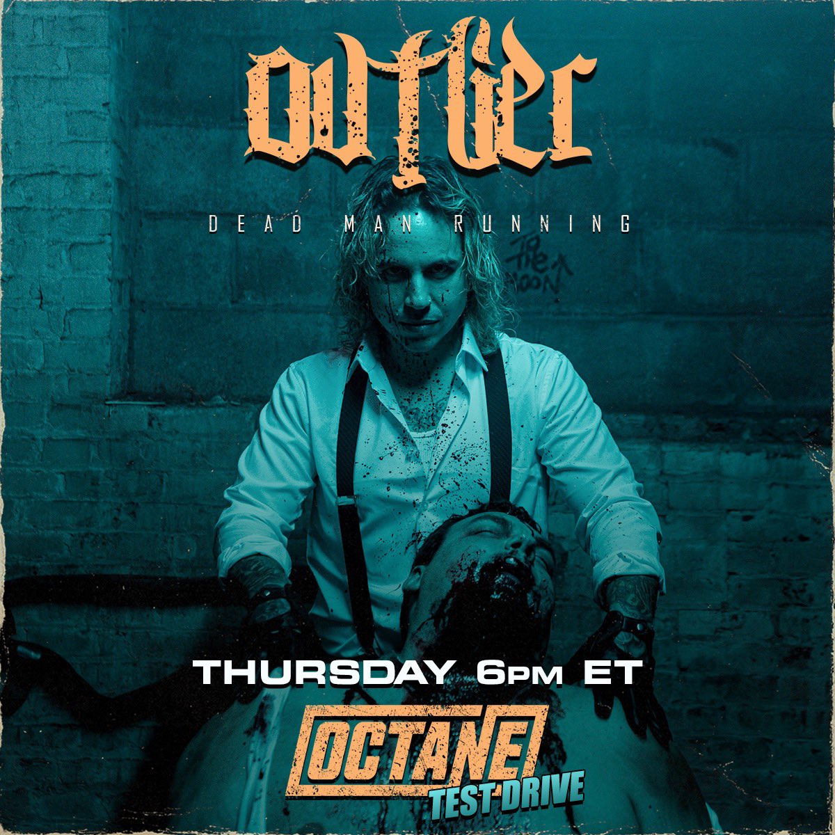 OUTLIERS! Our NU killer track, “Dead Man Running” makes its debut on @sxmoctane’s #TestDrive tomorrow. It’s a cut above the rest and we need your voice to send it to rotation. We go live at 6pm (est) for Deadstream 2.0 tomorrow. See you there, or else… 💀 🪓 🩸