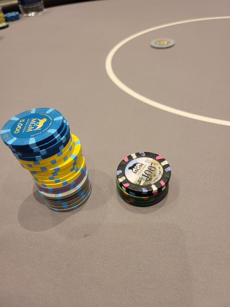 moneymetalcakes's tweet image. Time to run this stack up @MGMNH_Poker...#cakesclassic
