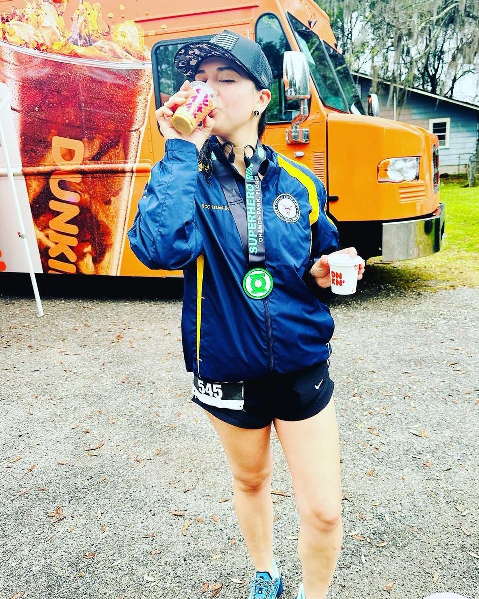 Jacksonville, Florida
#superherorun You know where to find me... where the coffee is served.

Post race beverage after running the Super Hero Run 5K/8K. No I'm not collaborating with Dunkin as I'm already a coffee ambassador for another brand