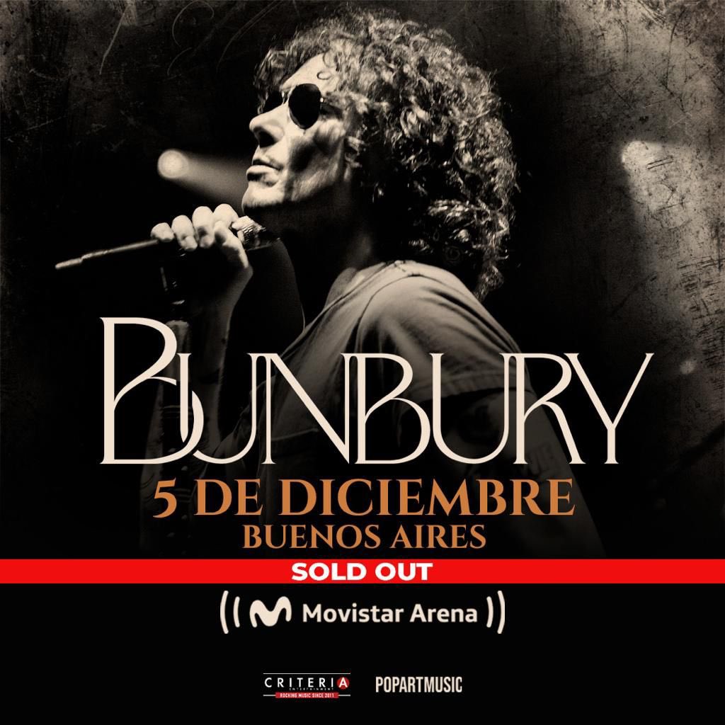 bunburyoficial's tweet photo. ¡Nos vemos en Diciembre Argentina! https://t.co/4IvXJ0hnyA